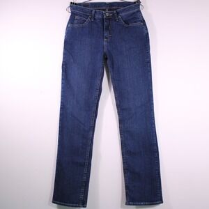 Riders by Lee Jeans Womens 6 Dark Blue Grunge Stretch Denim Fit28.5x31